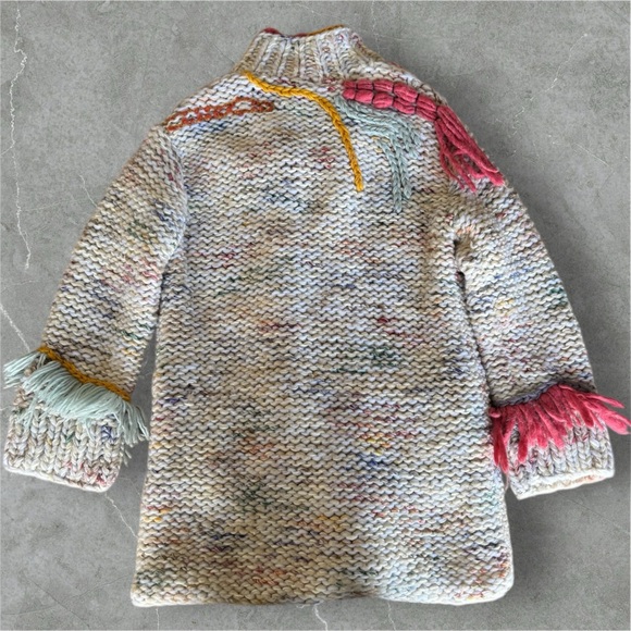 Anthropologie Arietta Fringed Cardigan - Picture 2 of 9